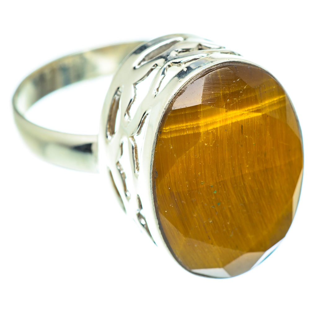 Tiger Eye Rings handcrafted by Ana Silver Co - RING52843