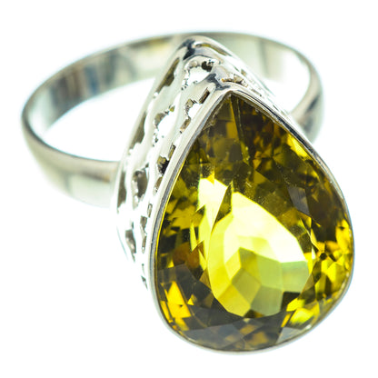 Lemon Quartz Rings handcrafted by Ana Silver Co - RING52912