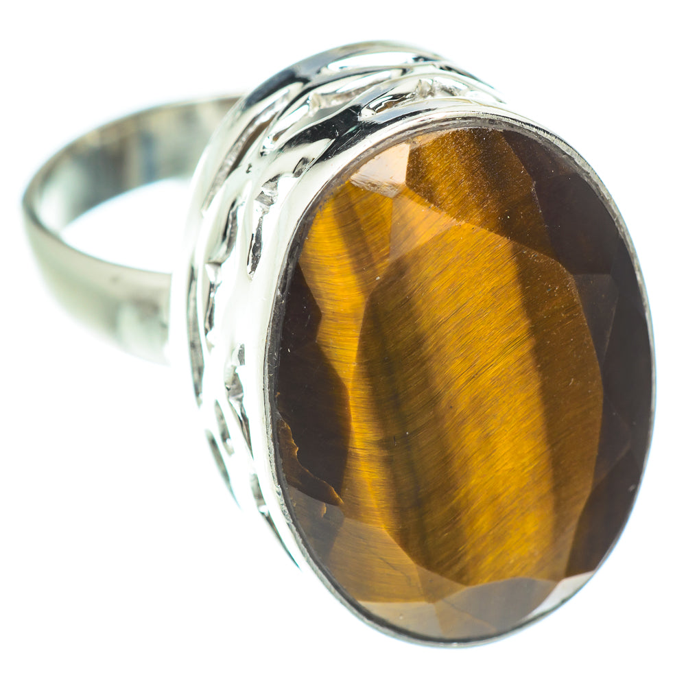 Tiger Eye Rings handcrafted by Ana Silver Co - RING52913