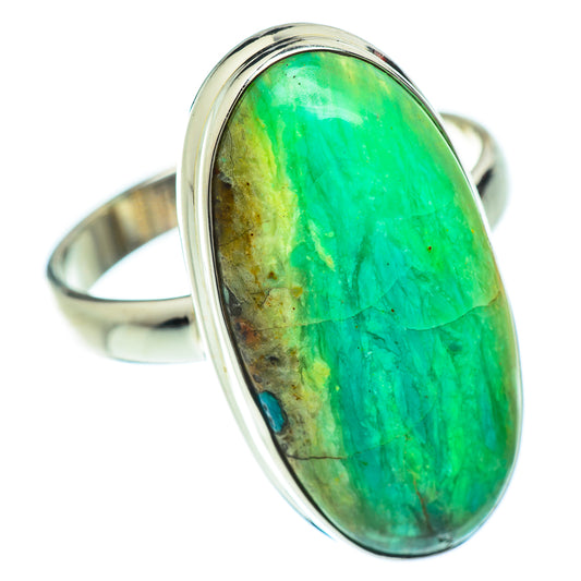 Chrysocolla Rings handcrafted by Ana Silver Co - RING52936