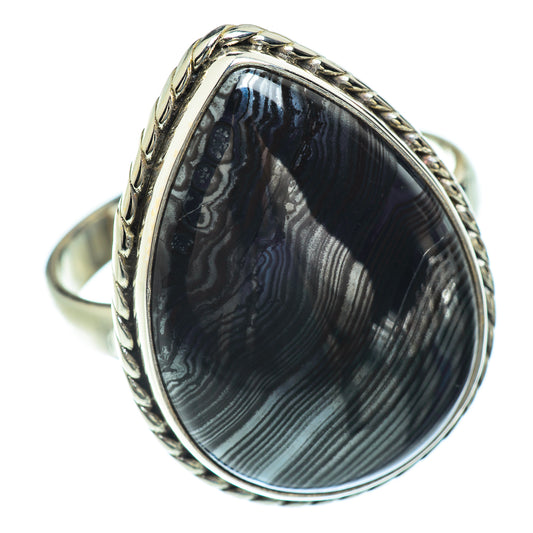 Psilomelane Rings handcrafted by Ana Silver Co - RING52958