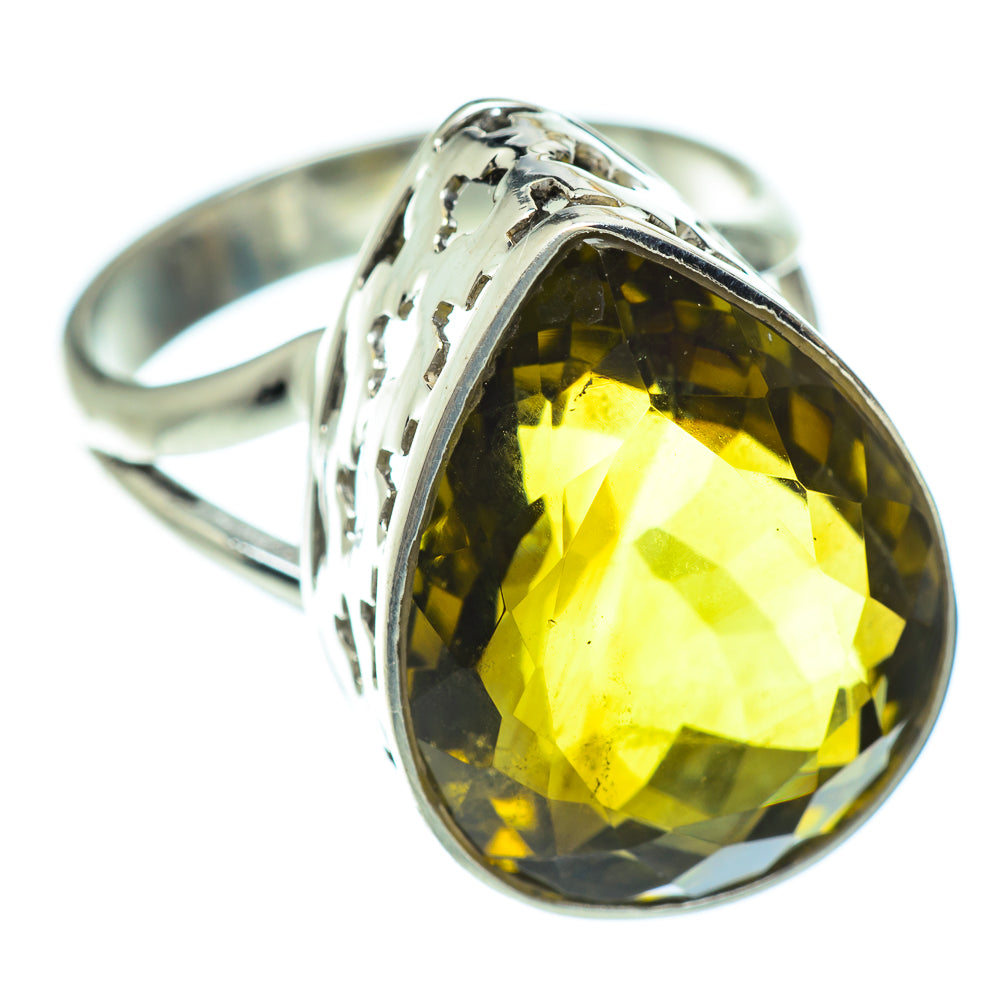Olive Quartz Rings handcrafted by Ana Silver Co - RING52969