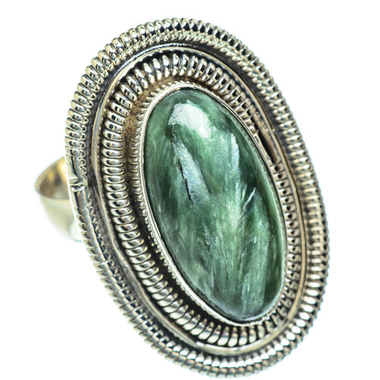 Seraphinite Rings handcrafted by Ana Silver Co - RING52971