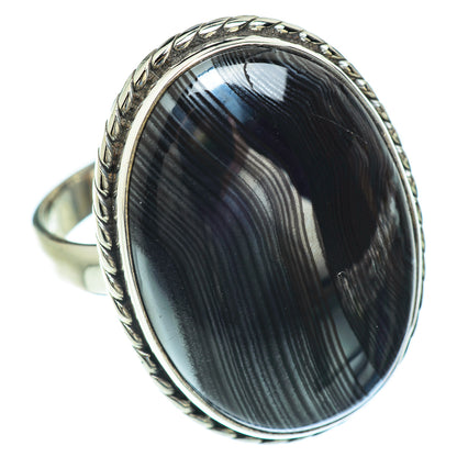 Psilomelane Rings handcrafted by Ana Silver Co - RING52982