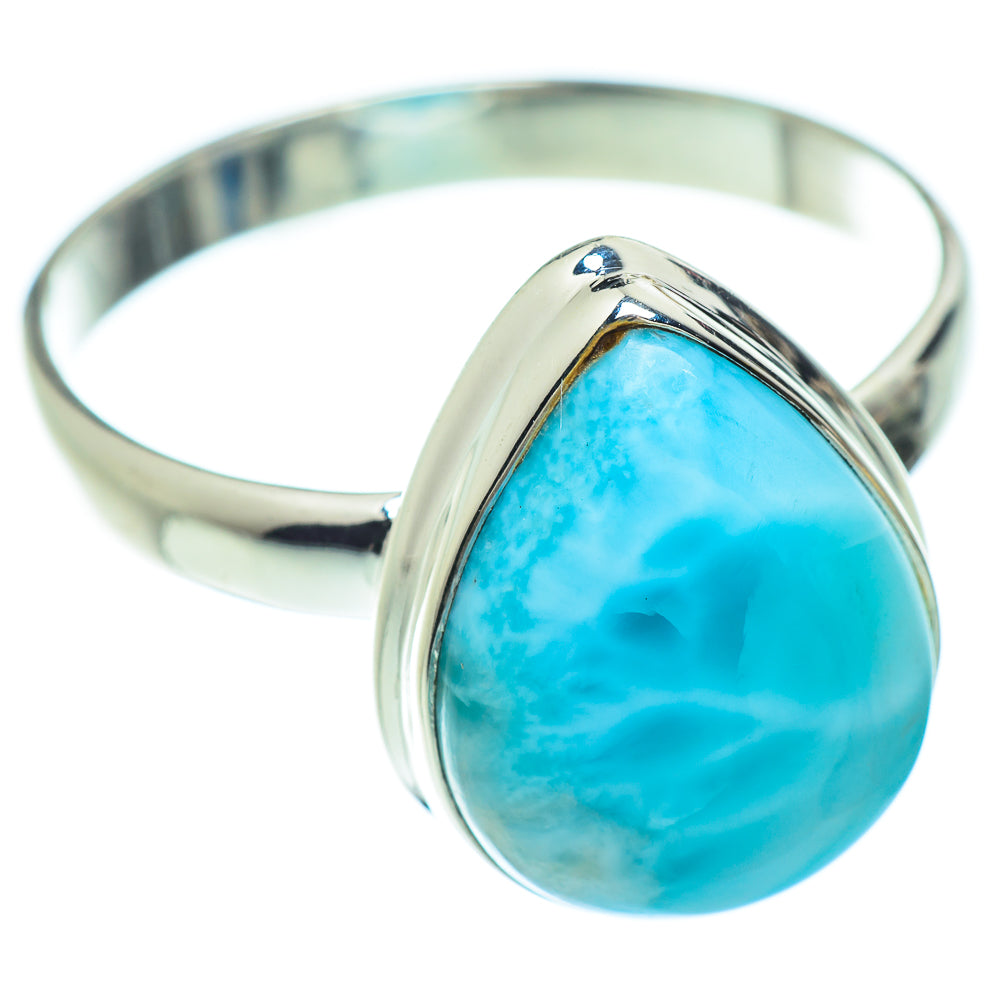 Larimar Rings handcrafted by Ana Silver Co - RING52988