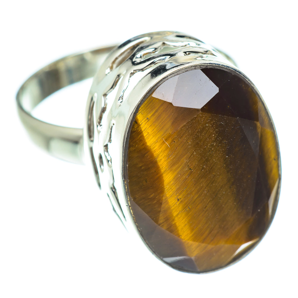 Tiger Eye Rings handcrafted by Ana Silver Co - RING52994