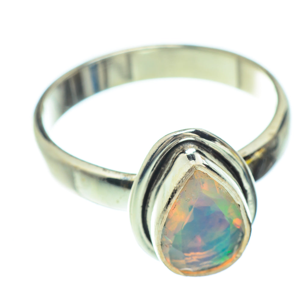 Ethiopian Opal Rings handcrafted by Ana Silver Co - RING53012
