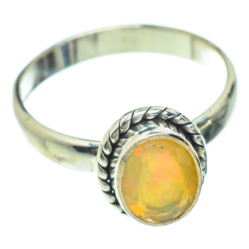 Ethiopian Opal Rings handcrafted by Ana Silver Co - RING53039