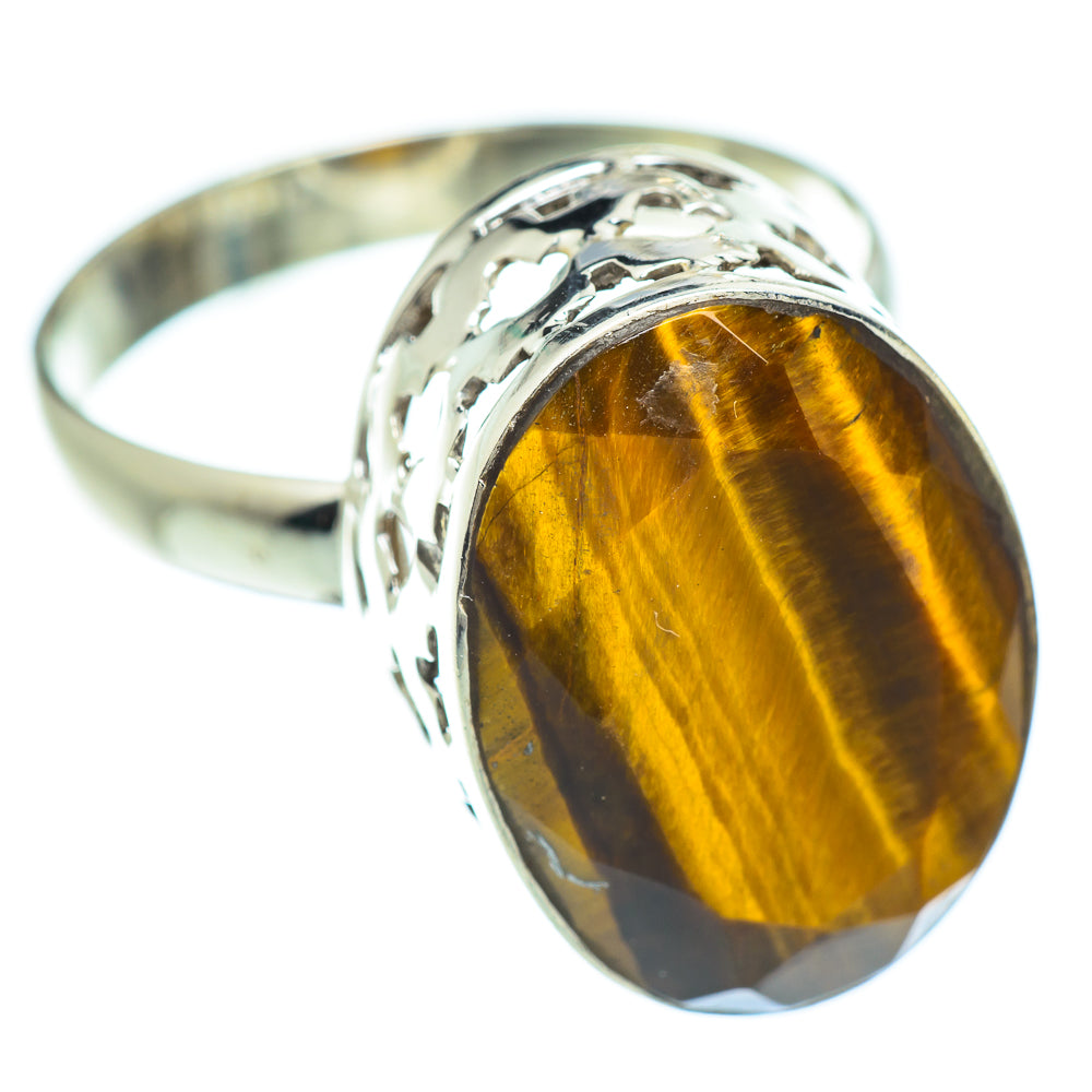 Tiger Eye Rings handcrafted by Ana Silver Co - RING53053