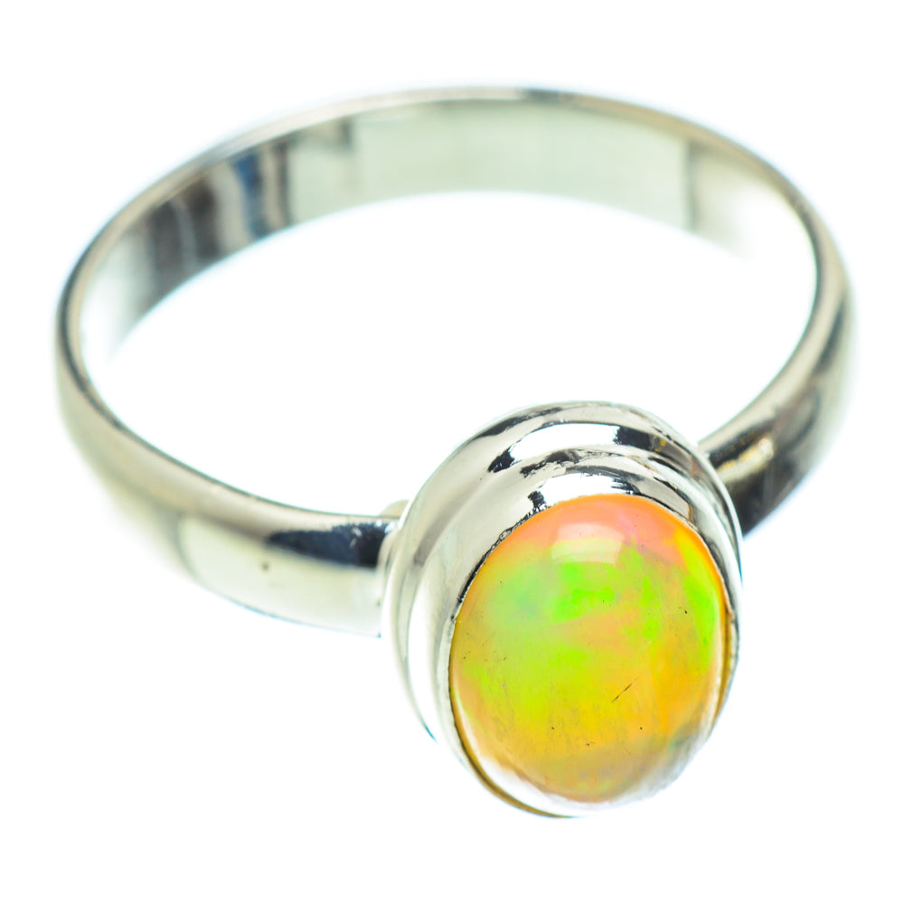 Ethiopian Opal Rings handcrafted by Ana Silver Co - RING53061