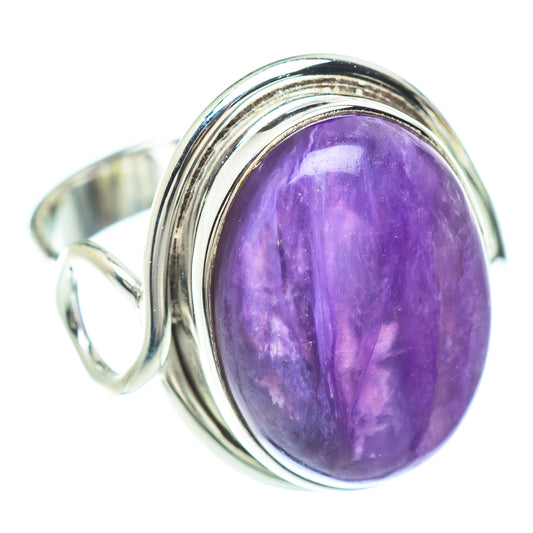 Charoite Rings handcrafted by Ana Silver Co - RING53078