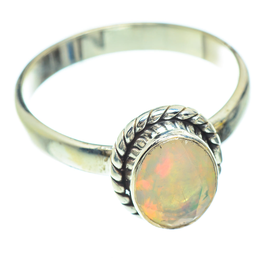 Ethiopian Opal Rings handcrafted by Ana Silver Co - RING53106