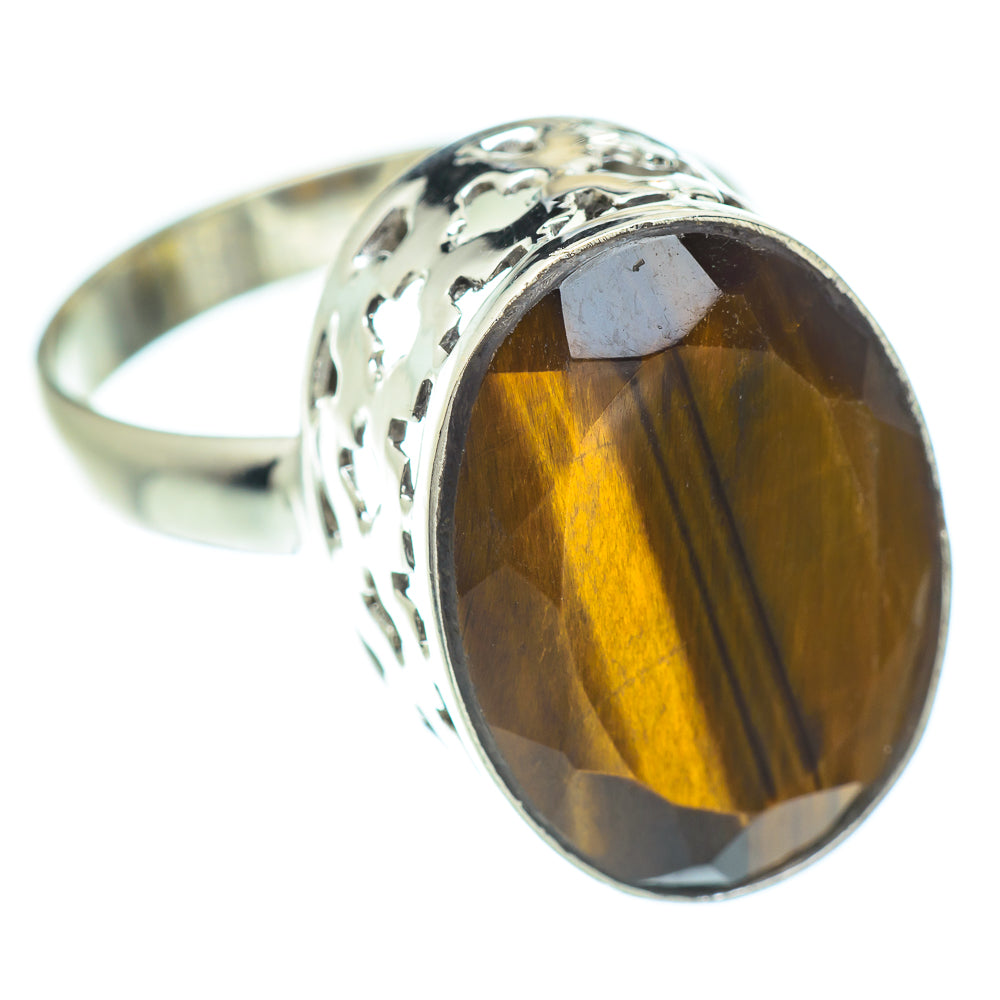 Tiger Eye Rings handcrafted by Ana Silver Co - RING53119