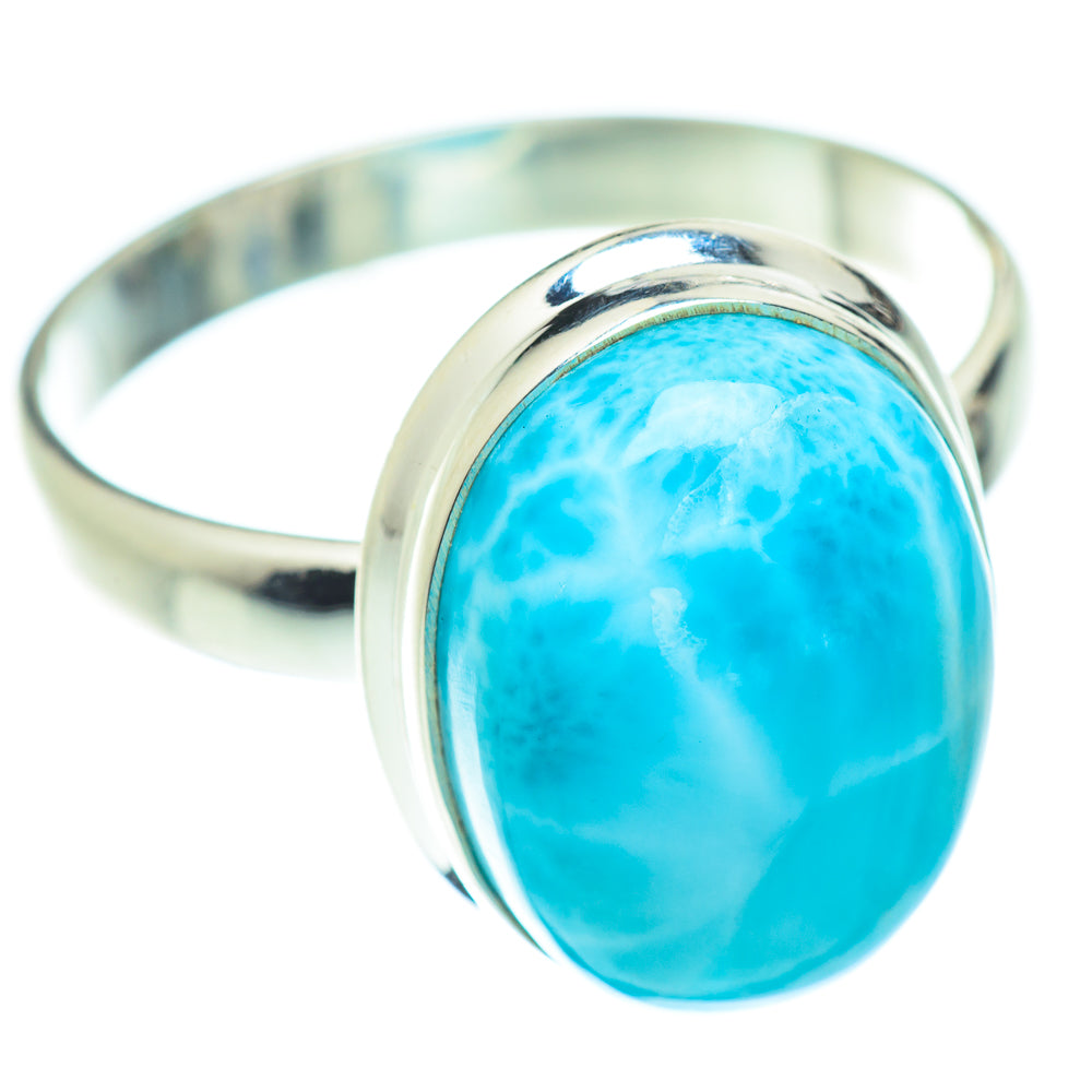 Larimar Rings handcrafted by Ana Silver Co - RING53132