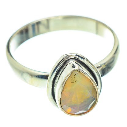 Ethiopian Opal Rings handcrafted by Ana Silver Co - RING53140