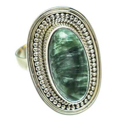 Seraphinite Rings handcrafted by Ana Silver Co - RING53150
