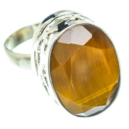 Tiger Eye Rings handcrafted by Ana Silver Co - RING53151