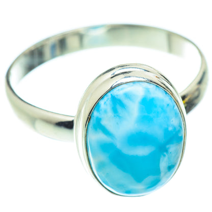 Larimar Rings handcrafted by Ana Silver Co - RING53174