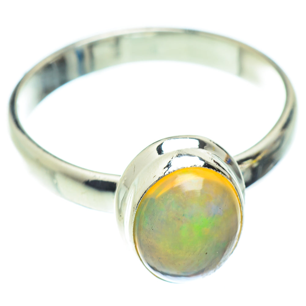 Ethiopian Opal Rings handcrafted by Ana Silver Co - RING53188