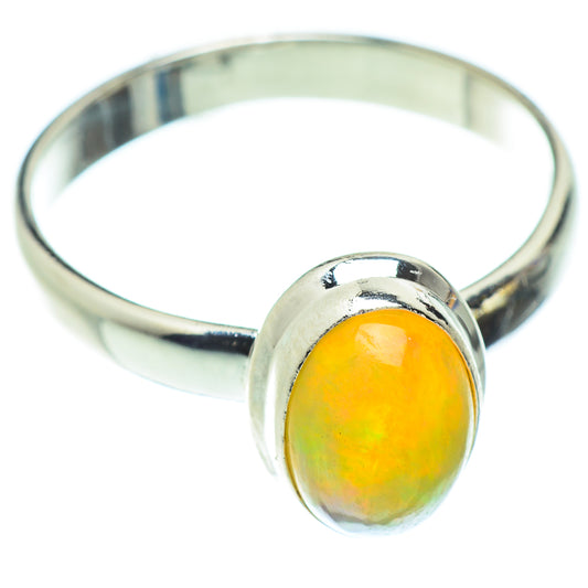 Ethiopian Opal Rings handcrafted by Ana Silver Co - RING53257