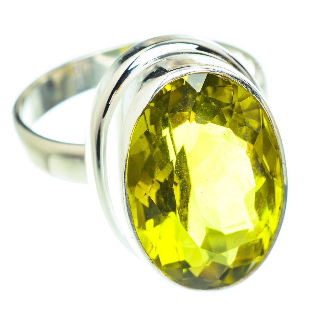 Olive Quartz Rings handcrafted by Ana Silver Co - RING53258