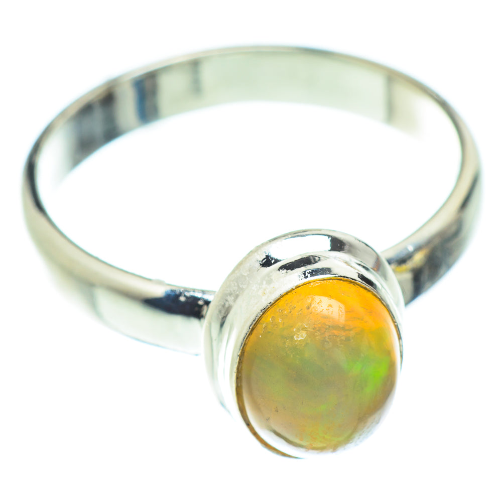 Ethiopian Opal Rings handcrafted by Ana Silver Co - RING53283