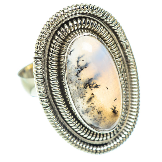 Dendritic Opal Rings handcrafted by Ana Silver Co - RING53307