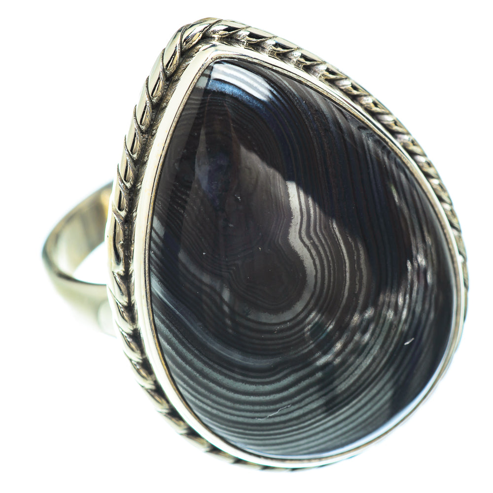 Psilomelane Rings handcrafted by Ana Silver Co - RING53348