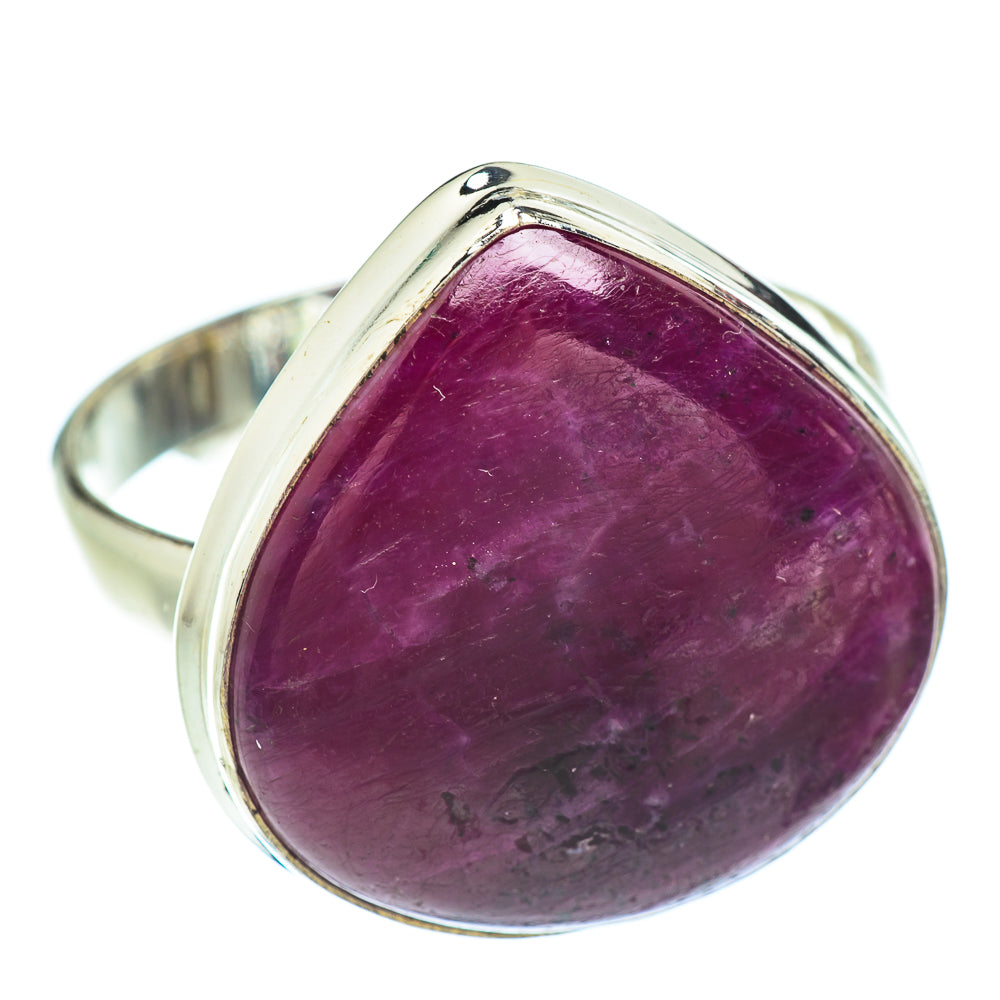 Ruby Fuchsite Rings handcrafted by Ana Silver Co - RING53374