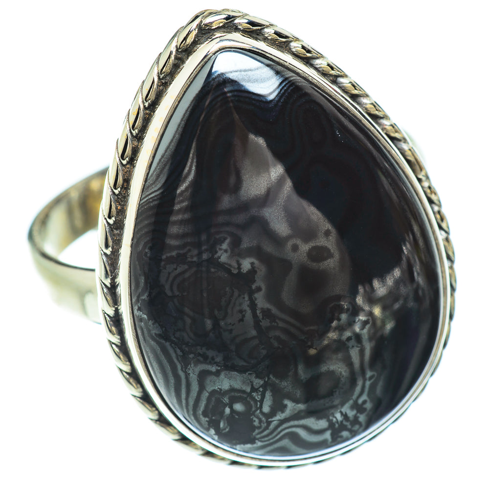 Psilomelane Rings handcrafted by Ana Silver Co - RING53381
