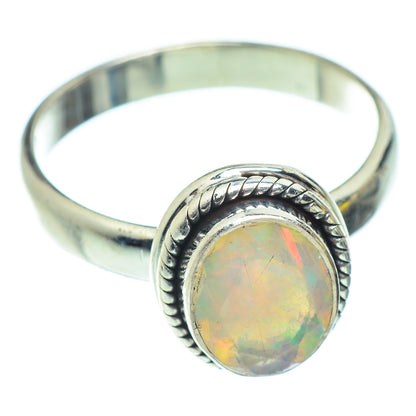 Ethiopian Opal Rings handcrafted by Ana Silver Co - RING53412