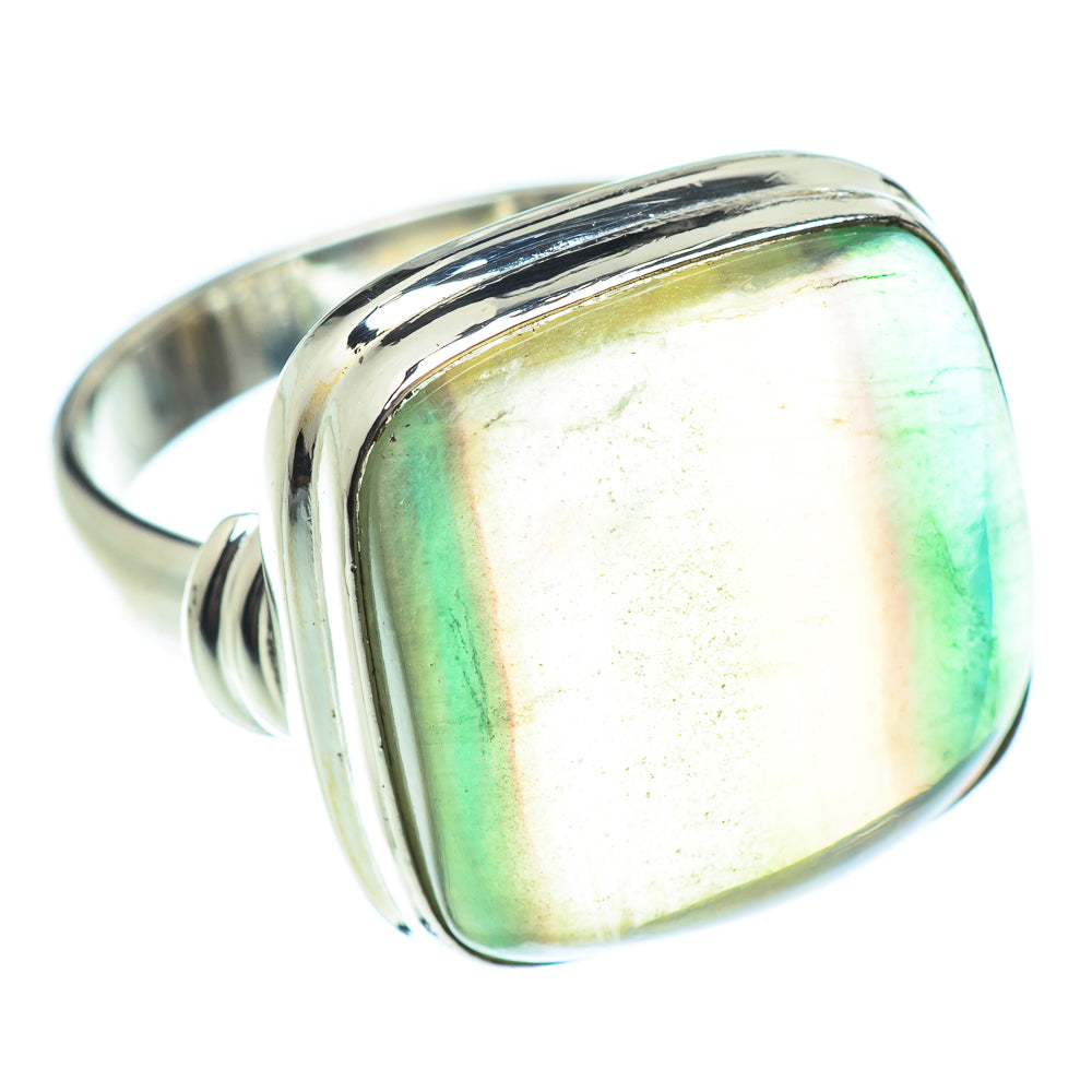 Green Fluorite Rings handcrafted by Ana Silver Co - RING53436