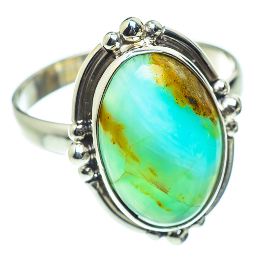 Peruvian Opal Rings handcrafted by Ana Silver Co - RING53448