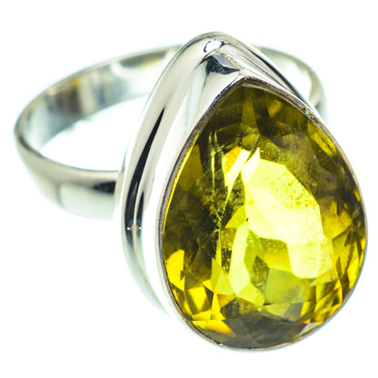 Olive Quartz Rings handcrafted by Ana Silver Co - RING53489