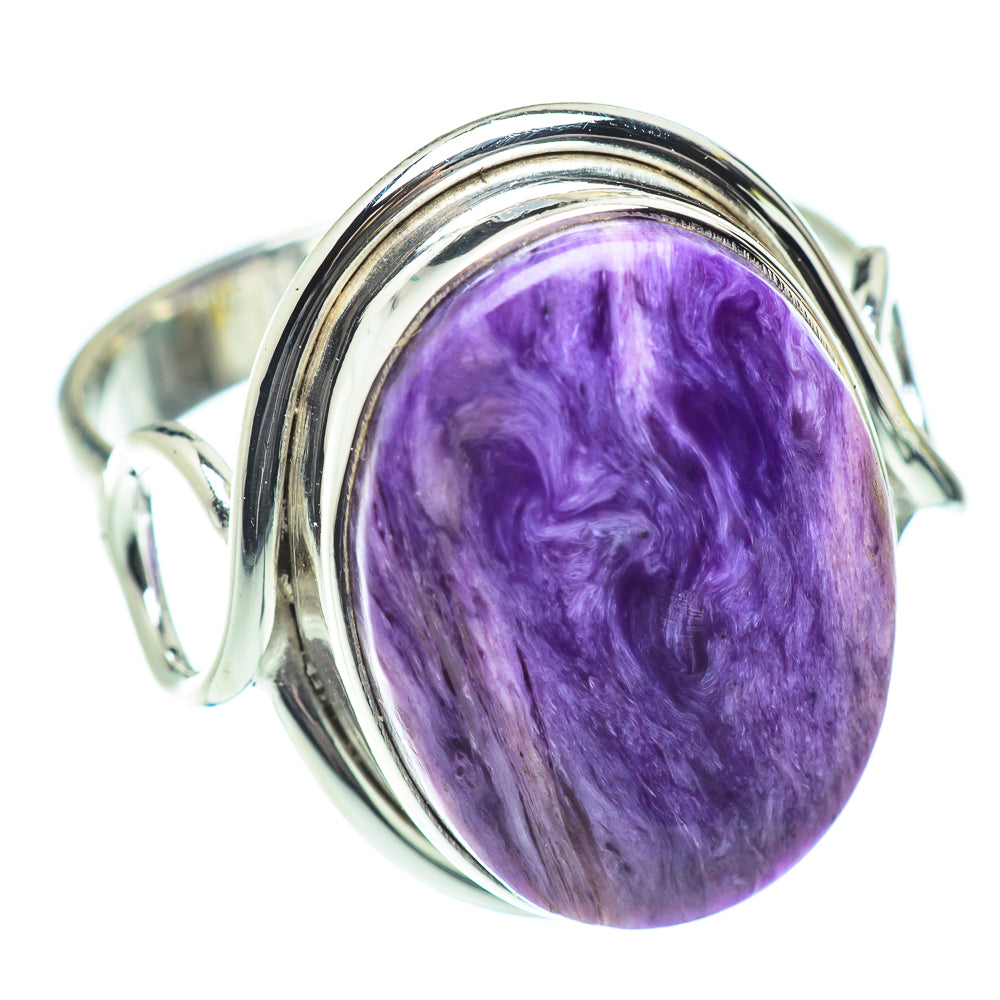 Charoite Rings handcrafted by Ana Silver Co - RING53523