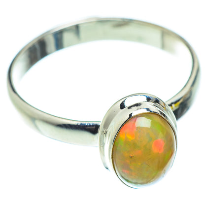 Ethiopian Opal Rings handcrafted by Ana Silver Co - RING53526