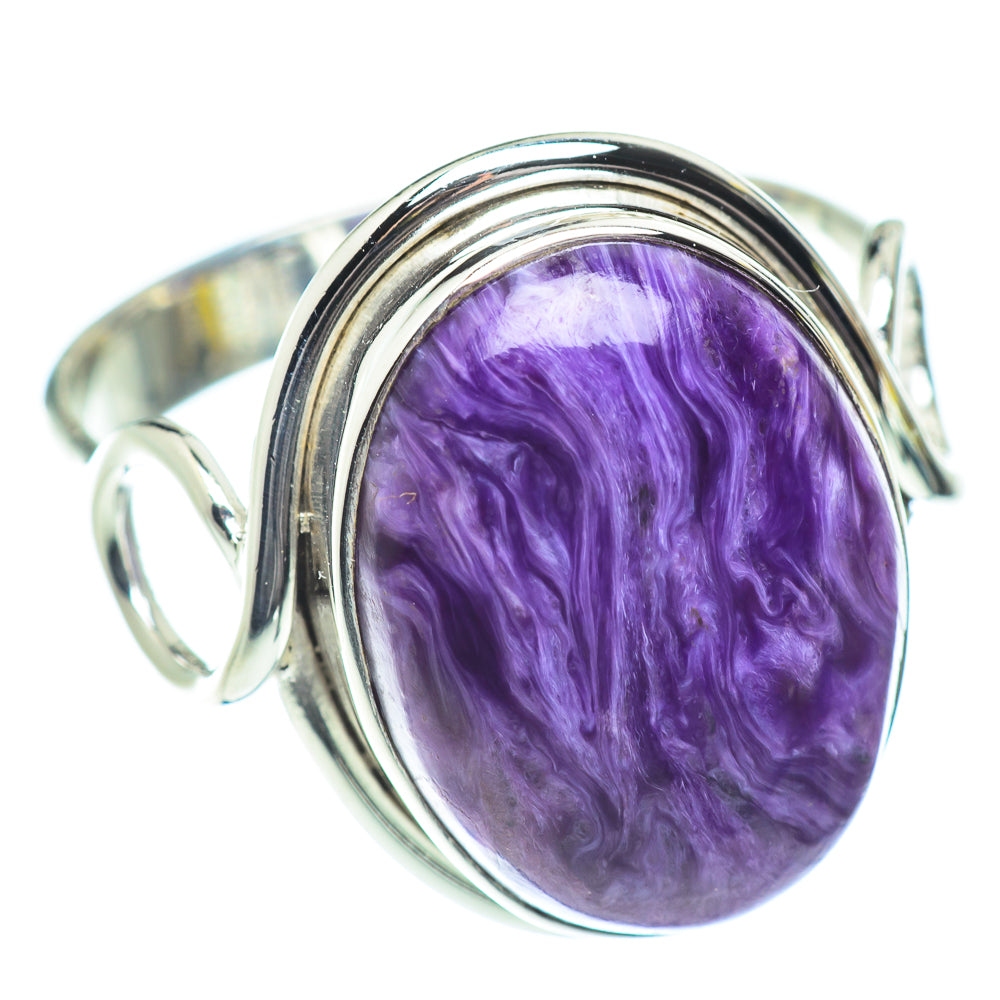 Charoite Rings handcrafted by Ana Silver Co - RING53575