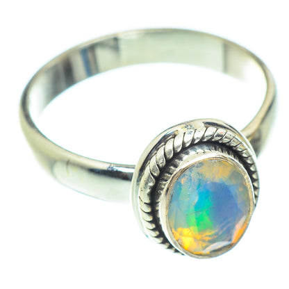 Ethiopian Opal Rings handcrafted by Ana Silver Co - RING53580