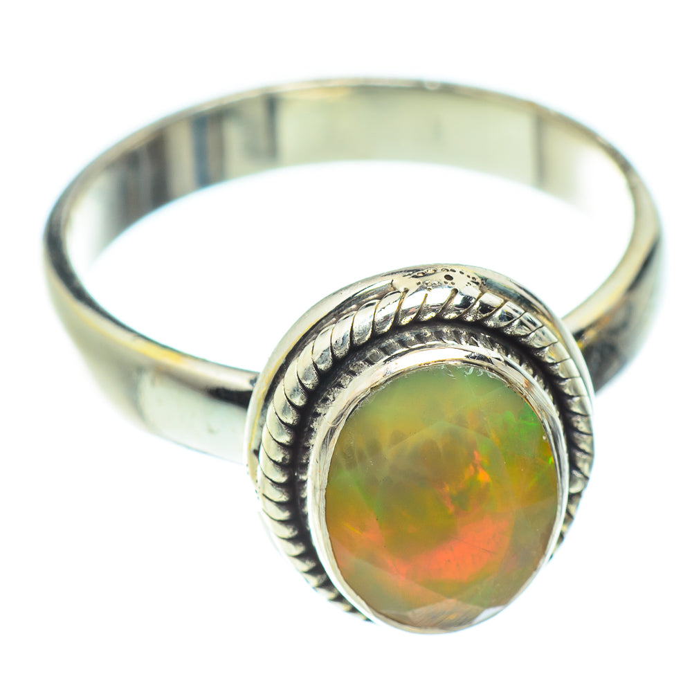 Ethiopian Opal Rings handcrafted by Ana Silver Co - RING53603