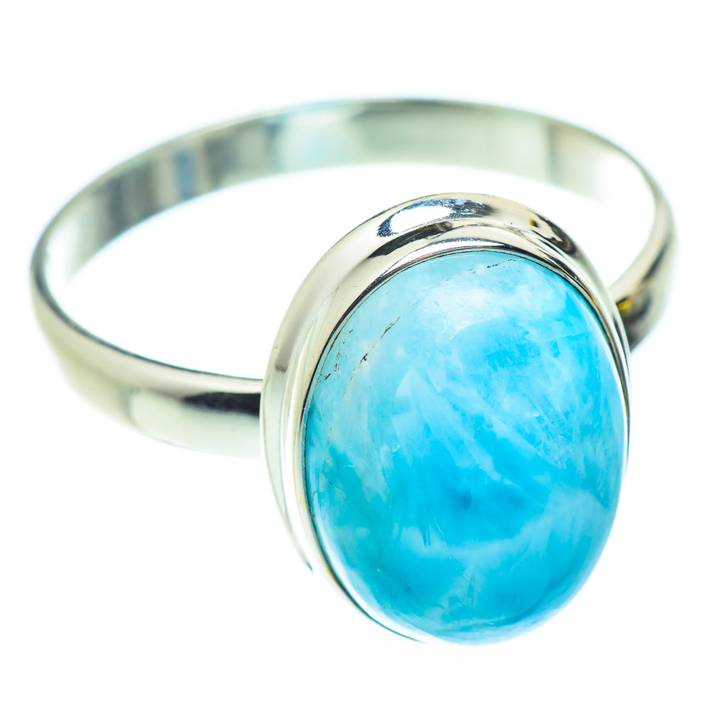 Larimar Rings handcrafted by Ana Silver Co - RING53641