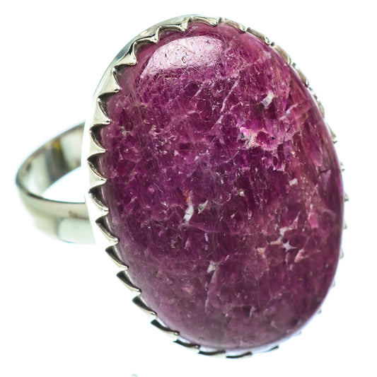 Ruby Fuchsite Rings handcrafted by Ana Silver Co - RING53698