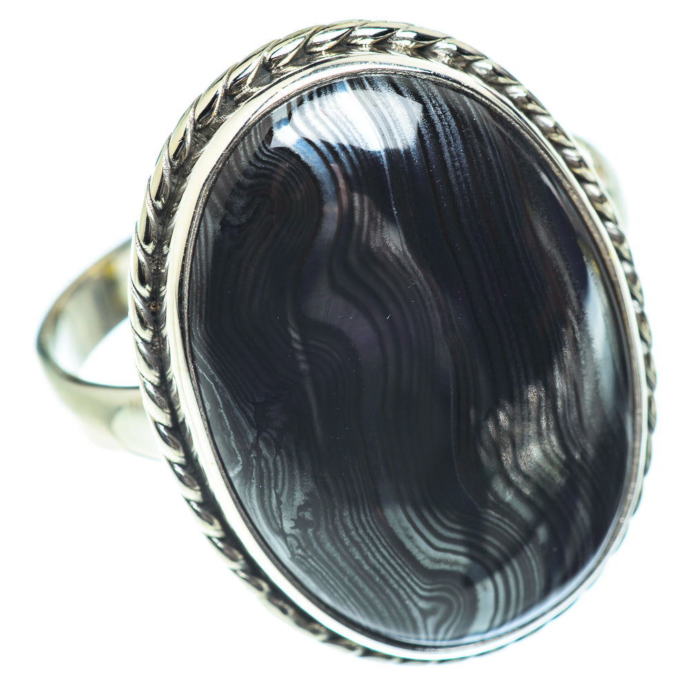 Psilomelane Rings handcrafted by Ana Silver Co - RING53711