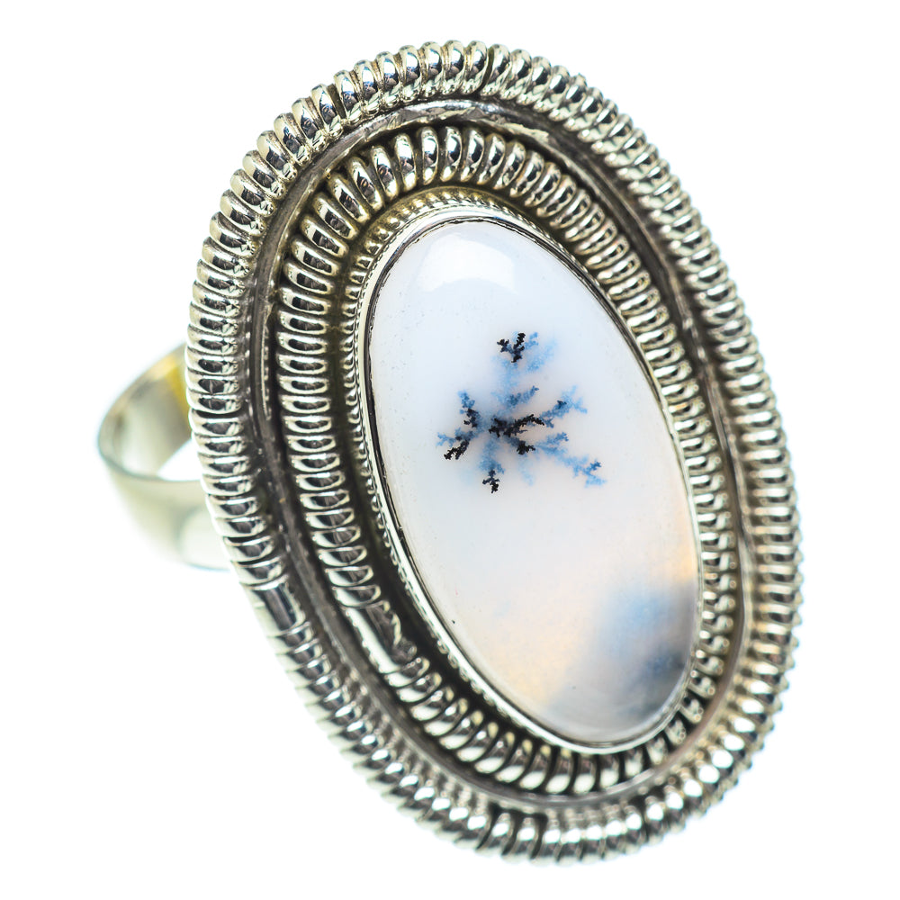 Dendritic Opal Rings handcrafted by Ana Silver Co - RING53717