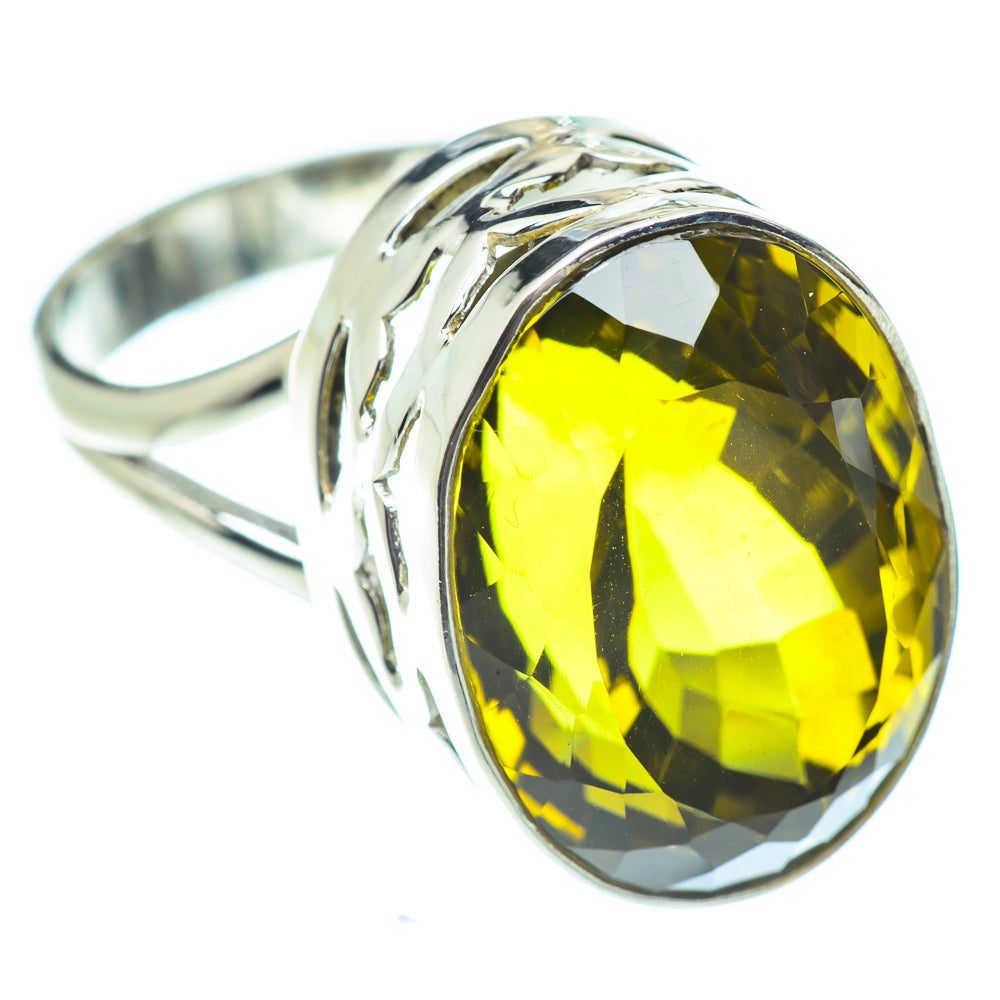 Olive Quartz Rings handcrafted by Ana Silver Co - RING53726
