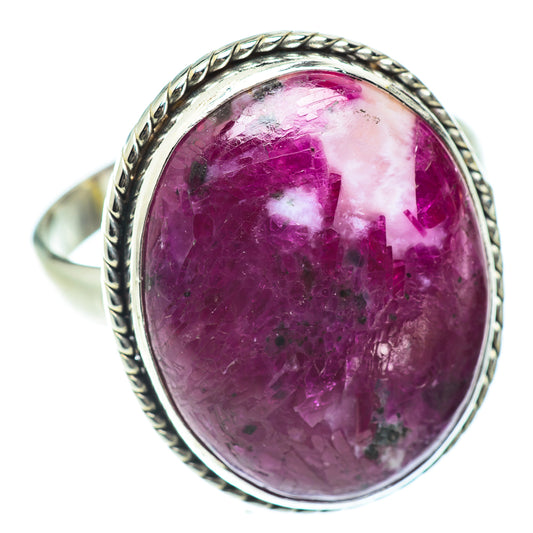 Ruby Fuchsite Rings handcrafted by Ana Silver Co - RING53742