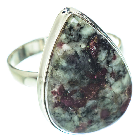 Russian Eudialyte Rings handcrafted by Ana Silver Co - RING53761