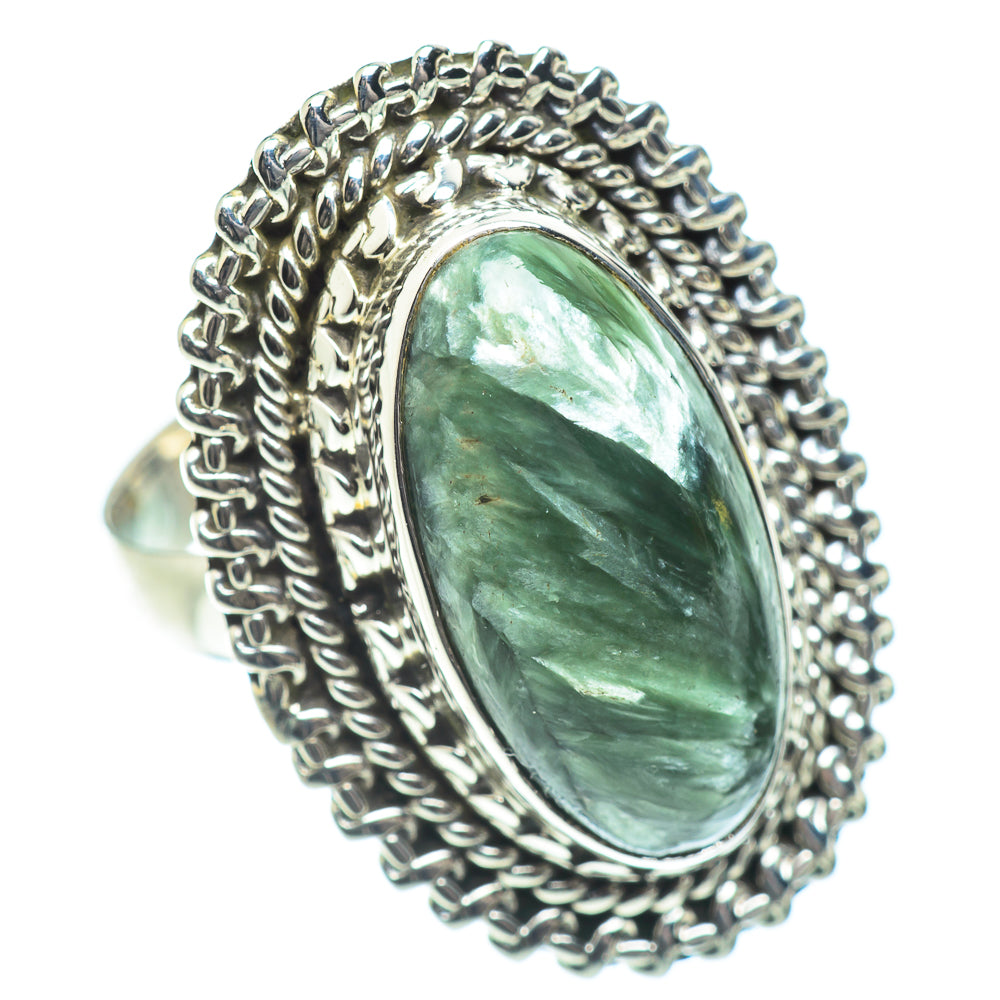 Seraphinite Rings handcrafted by Ana Silver Co - RING53771
