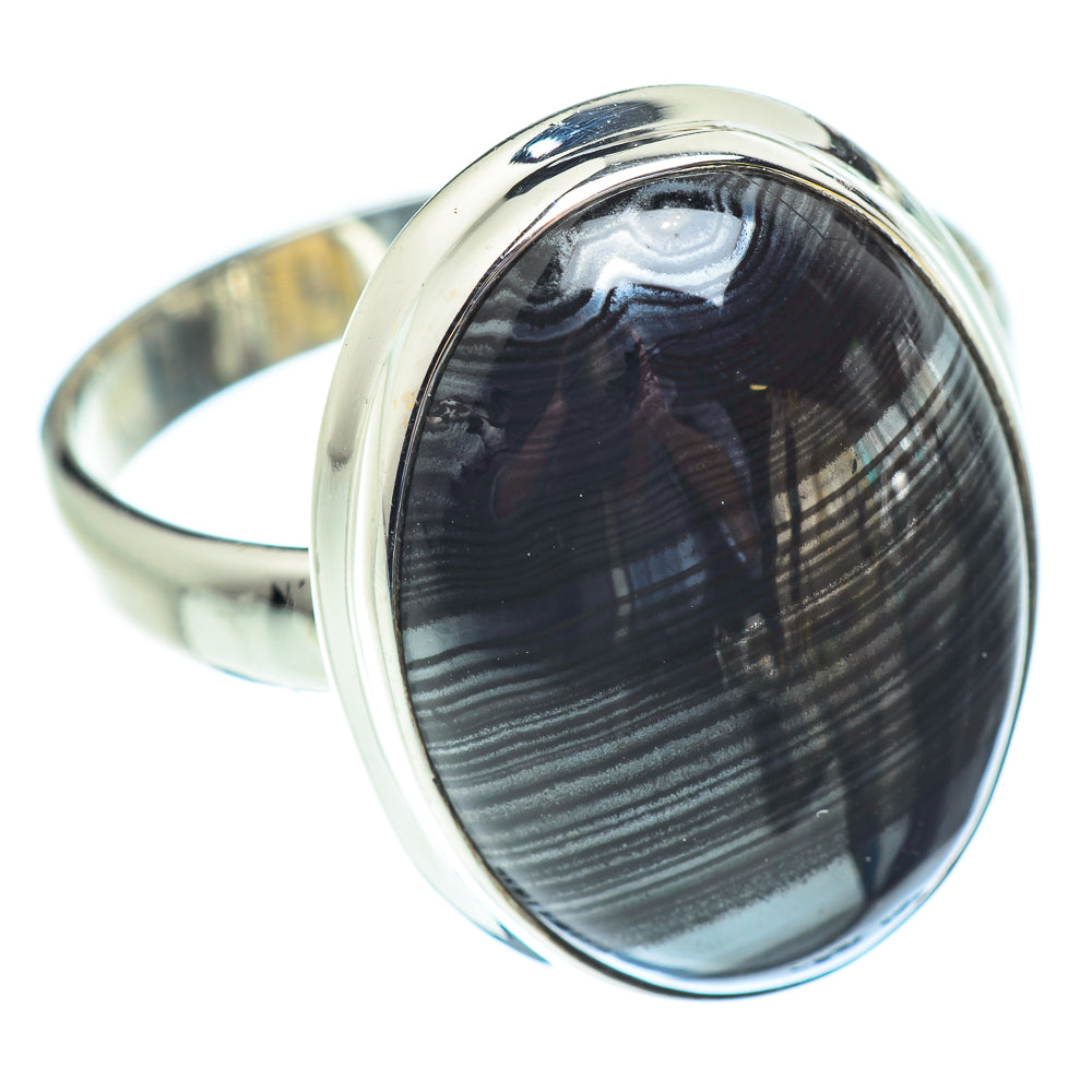 Psilomelane Rings handcrafted by Ana Silver Co - RING53811