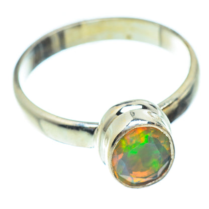 Ethiopian Opal Rings handcrafted by Ana Silver Co - RING53819