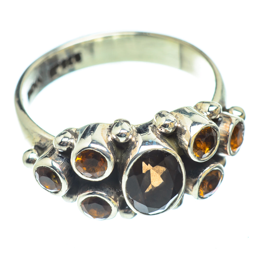 Smoky Quartz Rings handcrafted by Ana Silver Co - RING53837
